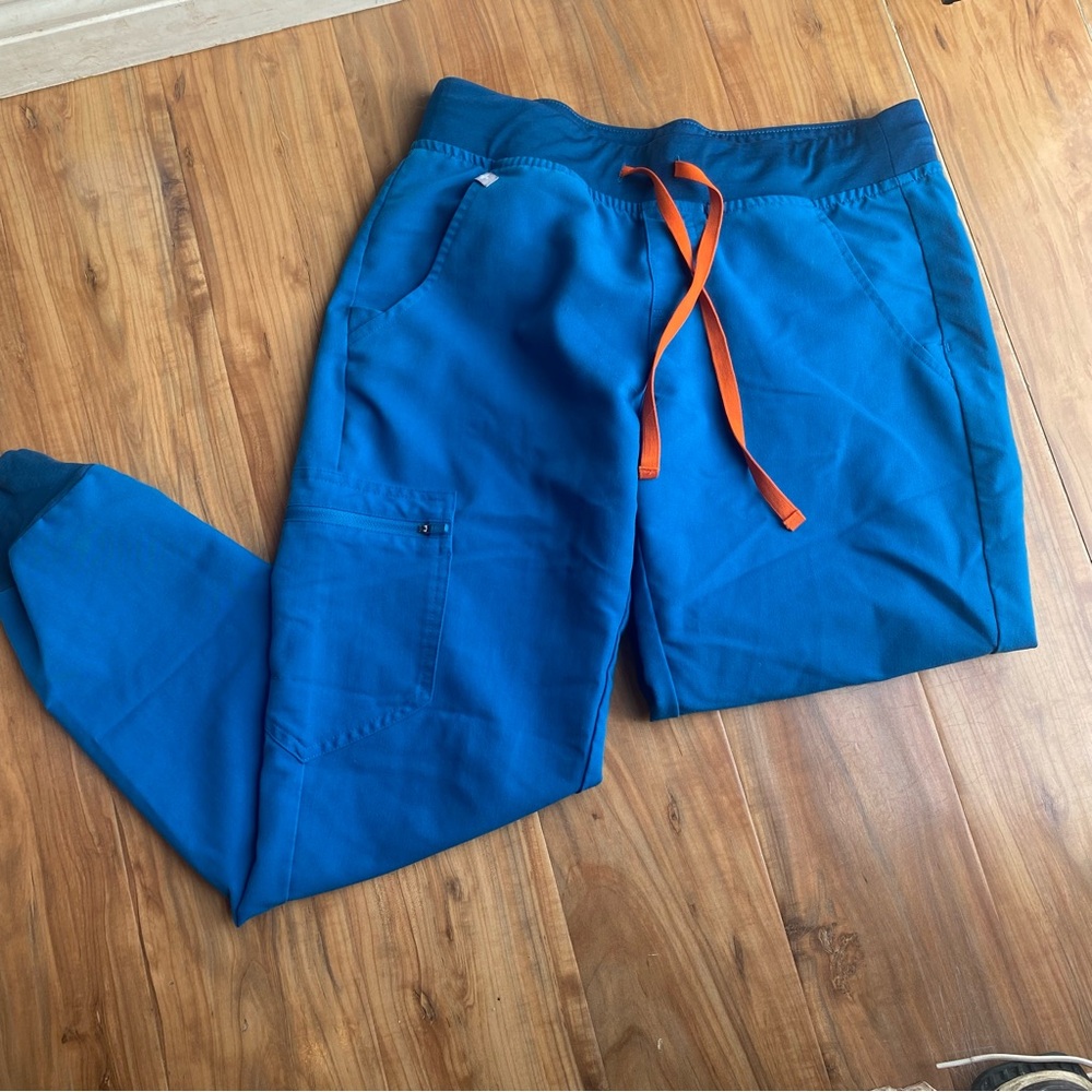 Figs  Zamora Jogger Scrub Pants Winning Blue Small Limited Edition